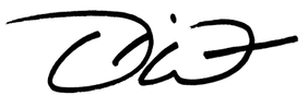 Dave Thomas Brown signature
